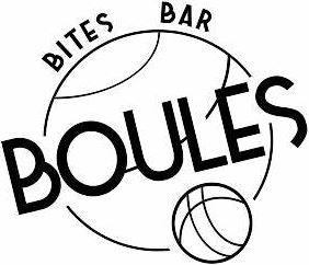 Boules, Bites en Bar afbeelding zwart wit